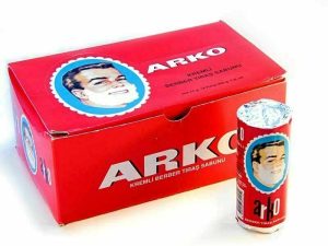 BOX OF 12 ARKO SHAVING SOAP STICKS