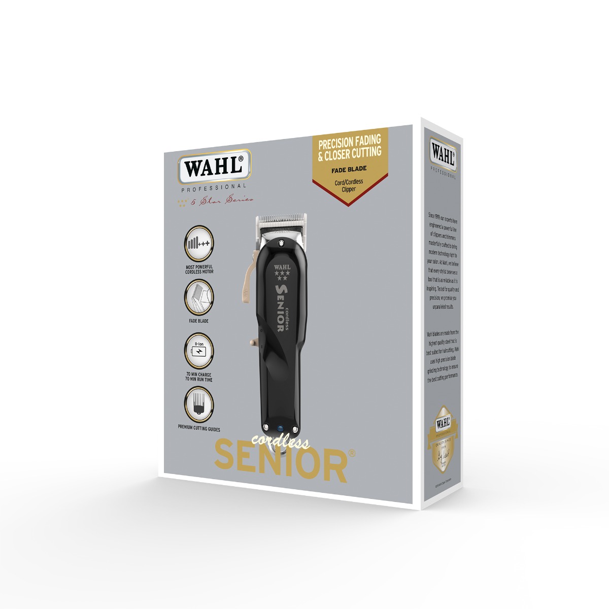 WAHL 5 STAR CORDLESS SENIOR CLIPPER-80