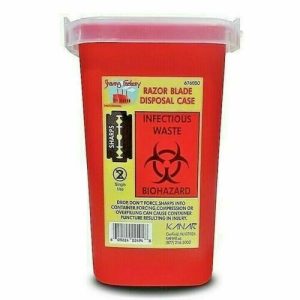 Professional Hygienic Razor Blade/Sharps Disposal case bin barbers black