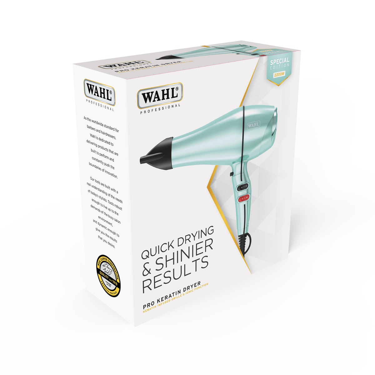 WAHL PRO KERATIN HAIRDRYER SPEARMINT-497