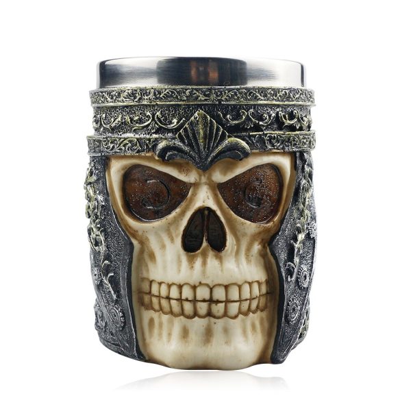 Hairdressing Scissors Holder Skull Barber Salon -0