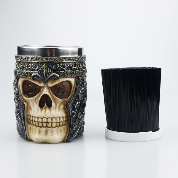 Hairdressing Scissors Holder Skull Barber Salon -756