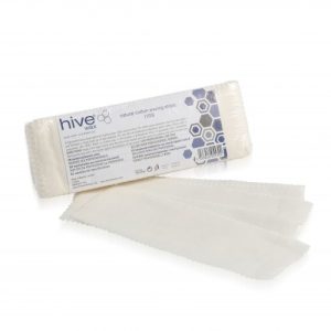 NATURAL COTTON WAXING STRIPS (100)-0