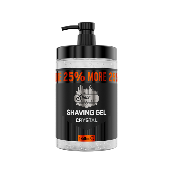The Shave Factory Shaving Gel 1250ml - Crystal