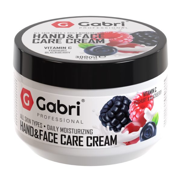 Gabri Professional - Hand & Face Care Cream – Yoghurt & Blackberry (300ml)
