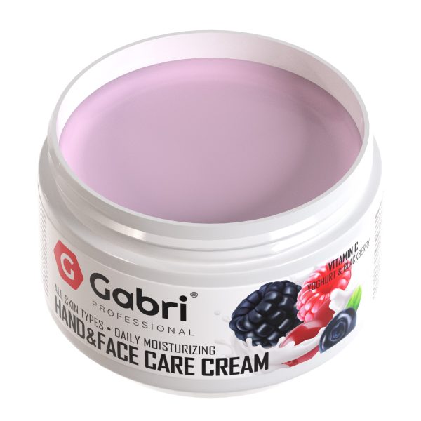 Gabri Professional - Hand & Face Care Cream – Yoghurt & Blackberry (300ml) - Image 2