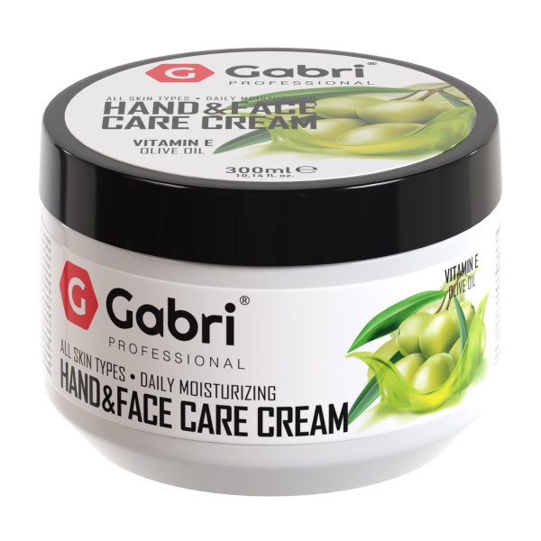 Gabri Professional - Hand & Face Care Cream – Olive Oil  (300ml)