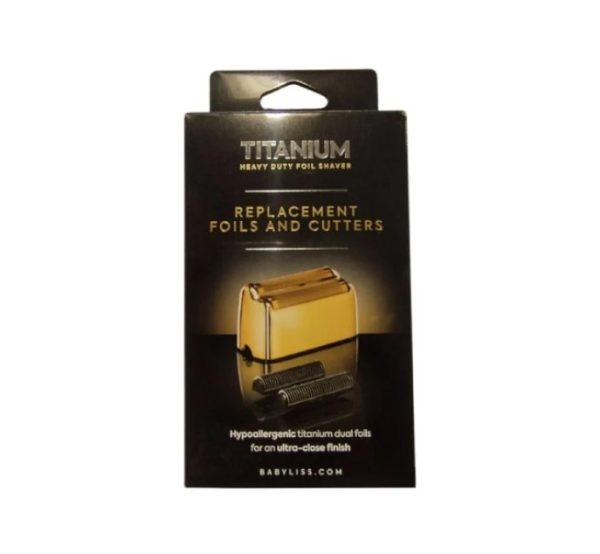 BaByliss Pro Titanium Foil Shaver Replacement Foil And Cutters Gold