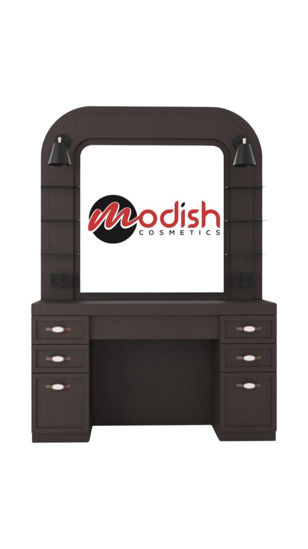 Modish Black Barber Unit