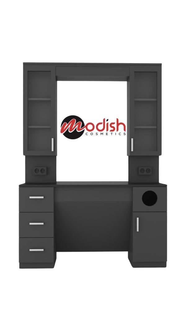 Modish Grey Barber Unit