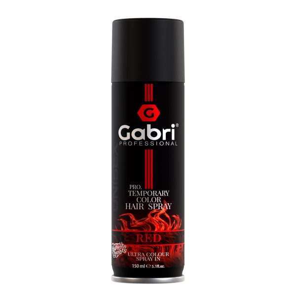 Gabri Professional - Pro Temporary Colour Hair Spray - Red