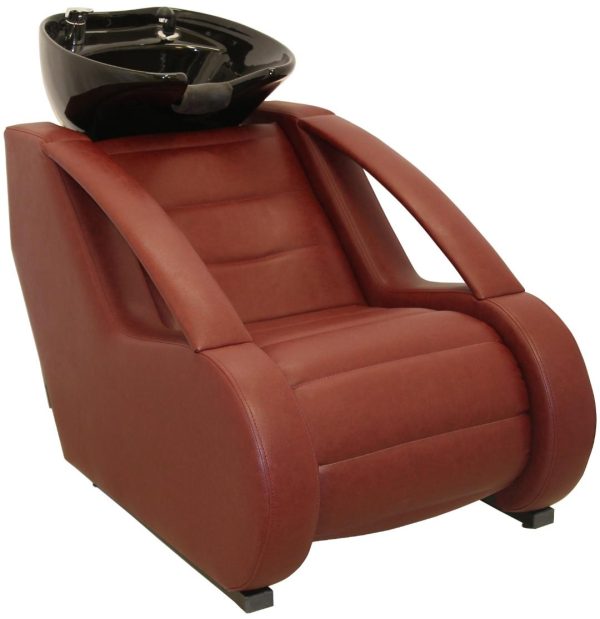 Salon and Barber Backwash Unit Red