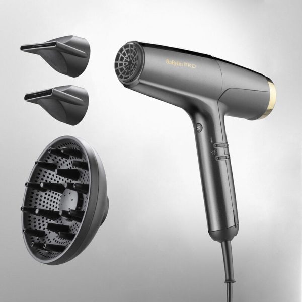 BaByliss Pro Falco High Speed Dryer - Black & Gold - Image 2