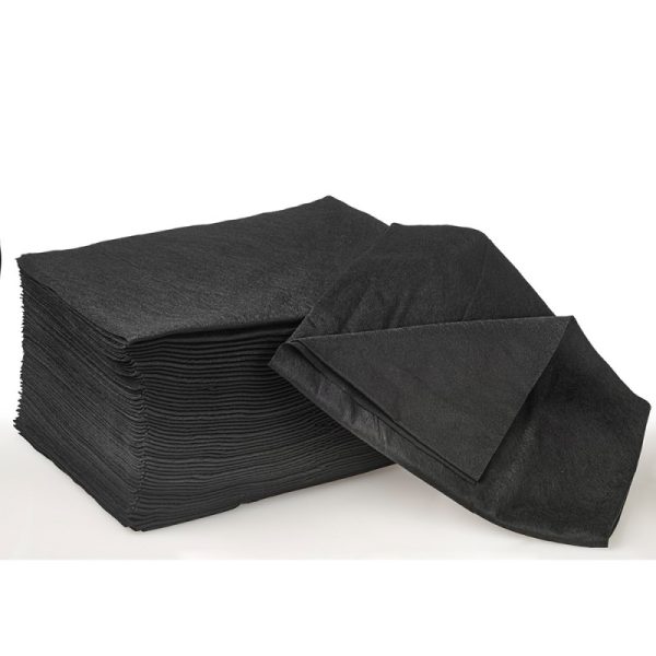 HAIRTOOLS DISPOSABLE SALON TOWELS - BLACK - Image 2