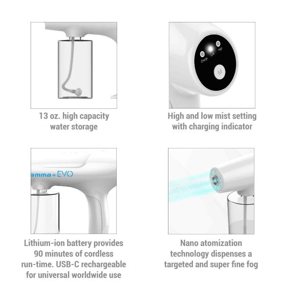 GAMMA+ EVO NANO MISTER SPRAY SYSTEM - WHITE - Image 2