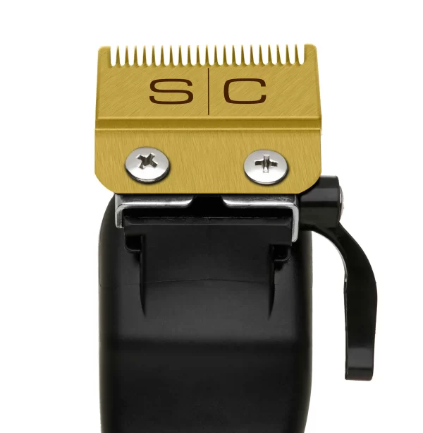 Gamma+ StyleCraft Clipper Blade Set - Gold Fade Blade and Gold Slim Deep Blade Set - Image 3