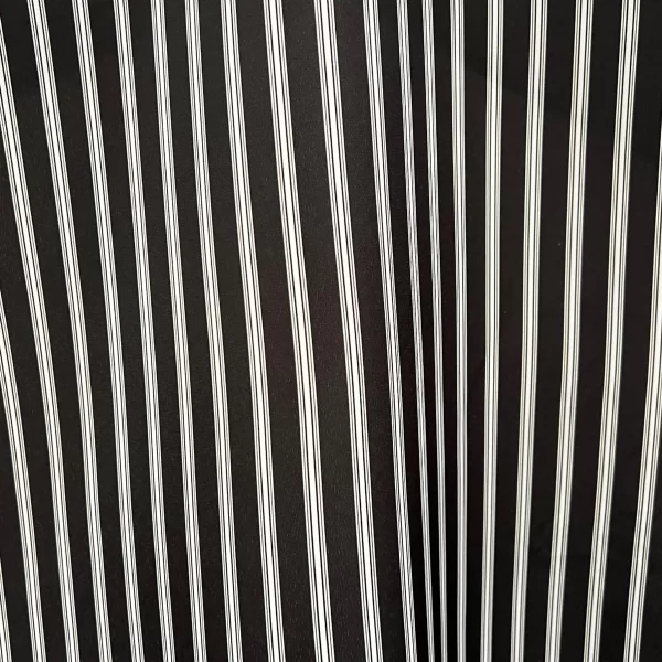 Barber Hairdressing Hair Cutting Cape & Gown Stripes (Black And White) - Image 4