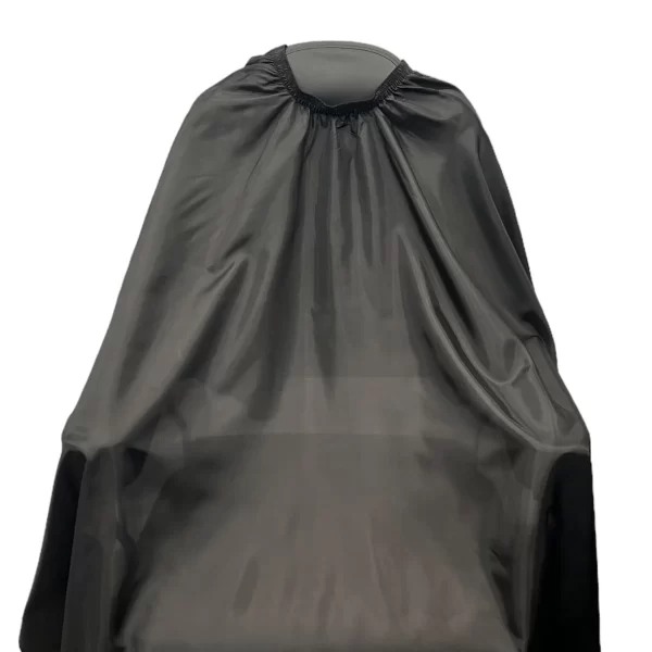 Barber Hairdressing Hair Cutting Cape & Gown Plain Black