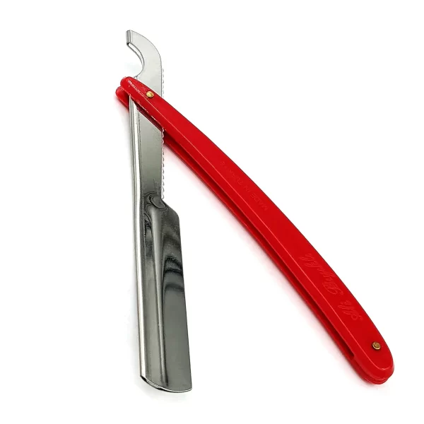 Ali Biyikli - Barber Style Straight Razor 22cm (Red) - Image 3