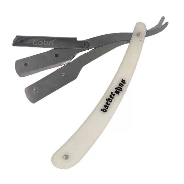 Gabri - Cut Throat Razor Barbershop Classic (White) 16cm - Image 2