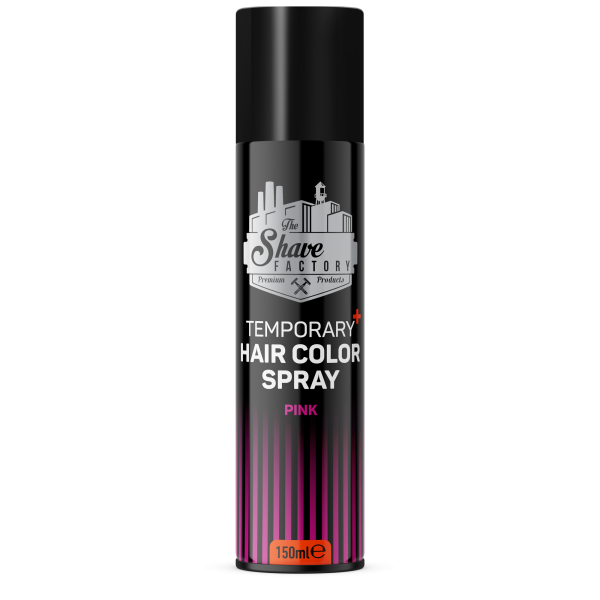The Shave Factory Temporary Hair Colour Spray Pink 150ml