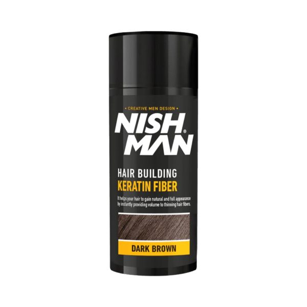 Nishman Hair Building Keratin Fiber Dark Brown 21g