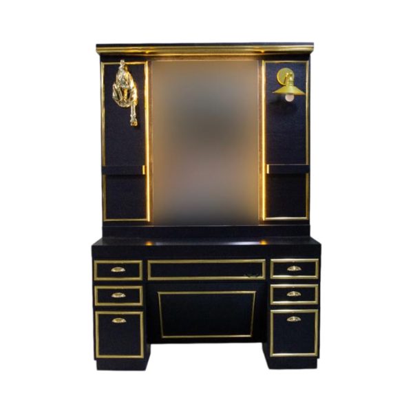 Modish Prestige Barber Unit in Black and Gold