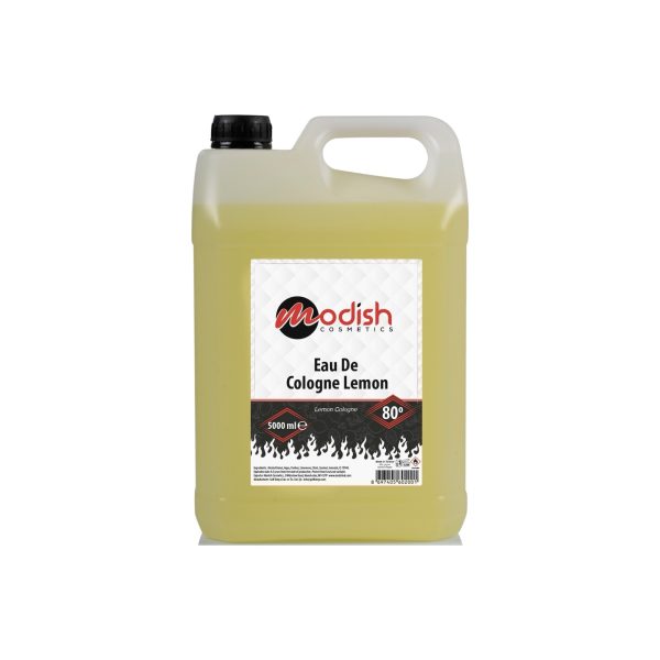 Modish Lemon Eau de Cologne - 5L (80% Alcohol)