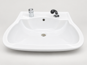 Modish Ceramic Salon Wash Basin - White Sink