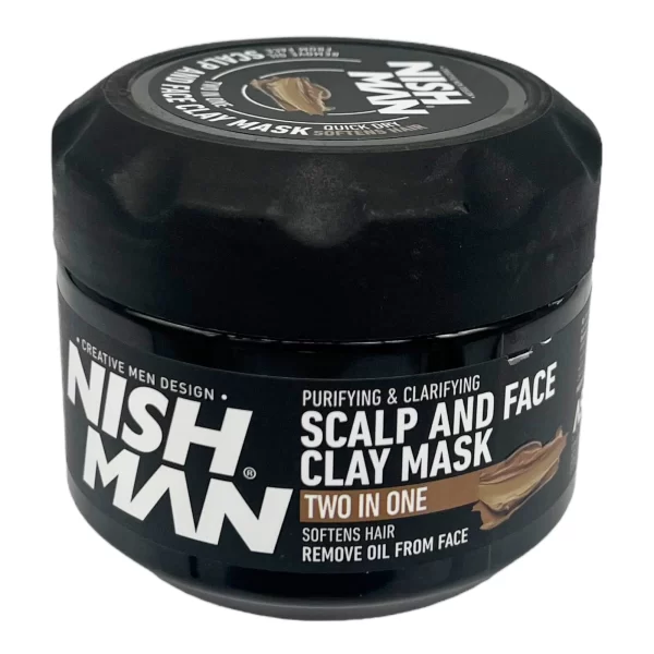 Nishman Scalp and Face Clay 2in1 Mask 450g
