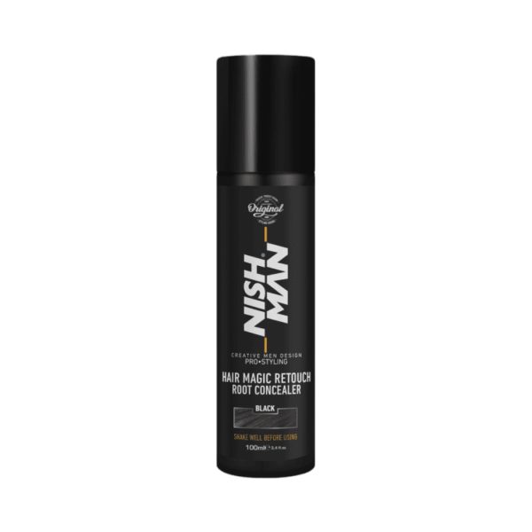 Nishman Hair Magic Retouch – Root Concealer Black