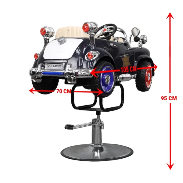 Child Barber Chairs - Classic Police Car Design - Image 2