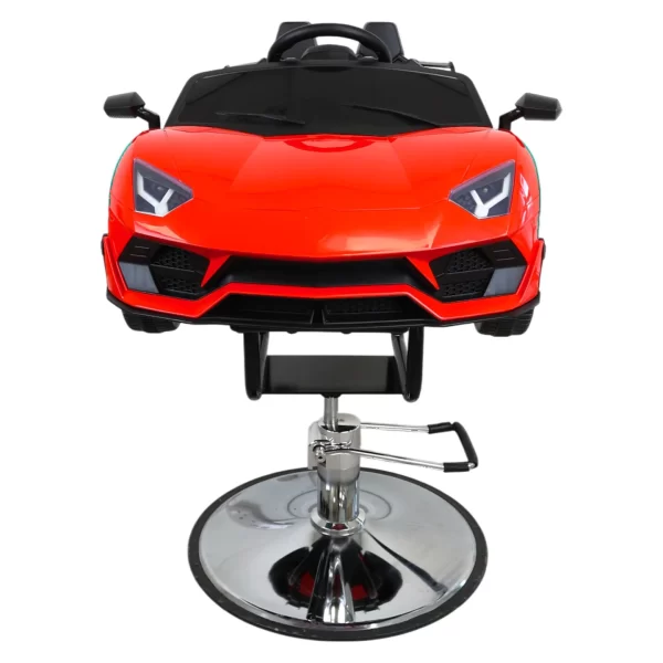 Child Barber Chairs - Lamborghini Style Red - Image 3