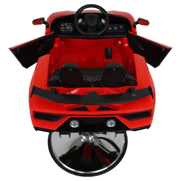 Child Barber Chairs - Lamborghini Style Red - Image 7