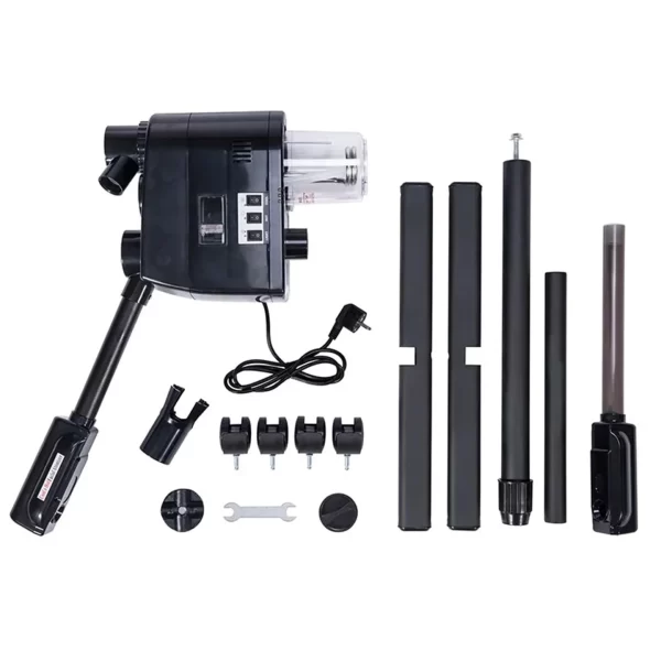 Facial Steamer 800W Hot and Cold Spray Machine (Black) - Image 3