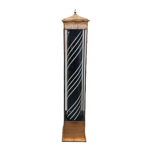 Floor Barber Pole Lantern Style Digital Led Light 1.8m (Gold) - Image 2
