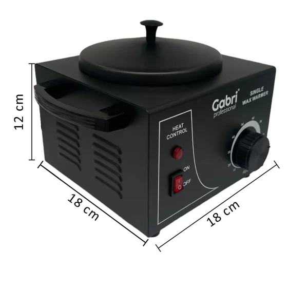 Gabri Single Pot Wax Heater Warmer (Black) - Image 4