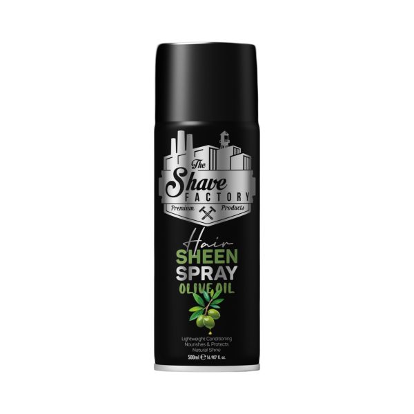 The Shave Factory Olive Oil Hair Sheen Spray 500ml