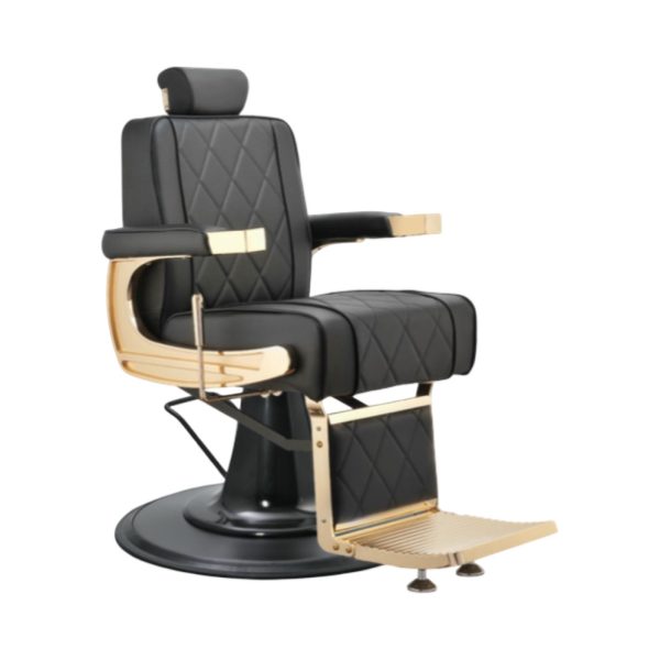 Modish Regal Elite Vintage Barber Chair Black & Gold