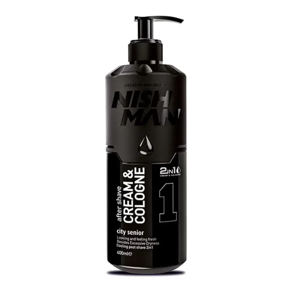 Nishman After Shave Cream & Cologne 2in1 400ml ( City Senior)
