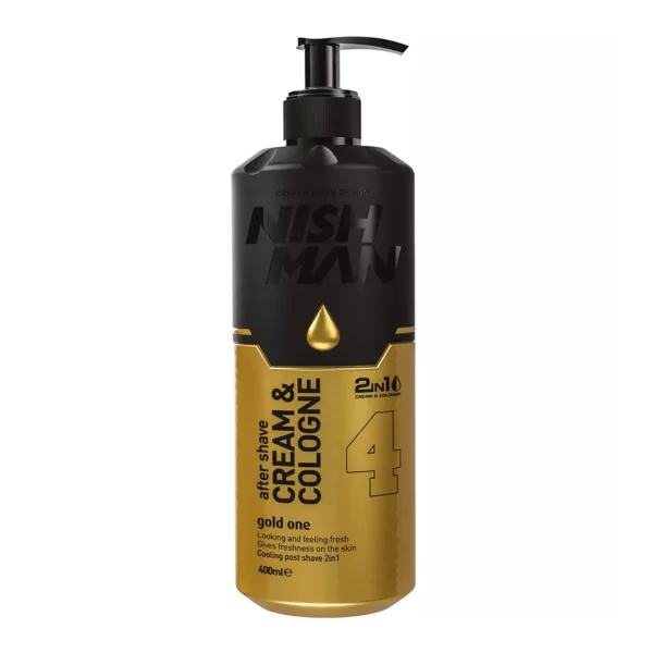 Nishman After Shave Cream & Cologne 2in1 400ml (Gold One)