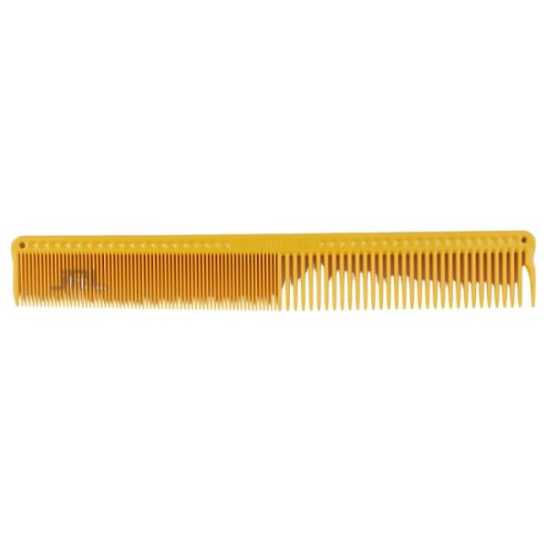 JRL Fine Cutting Comb J304 7.4" Yellow