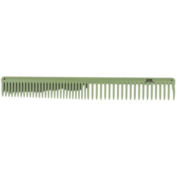 JRL Long Round Tooth Cutting Comb J306 9" Light Green