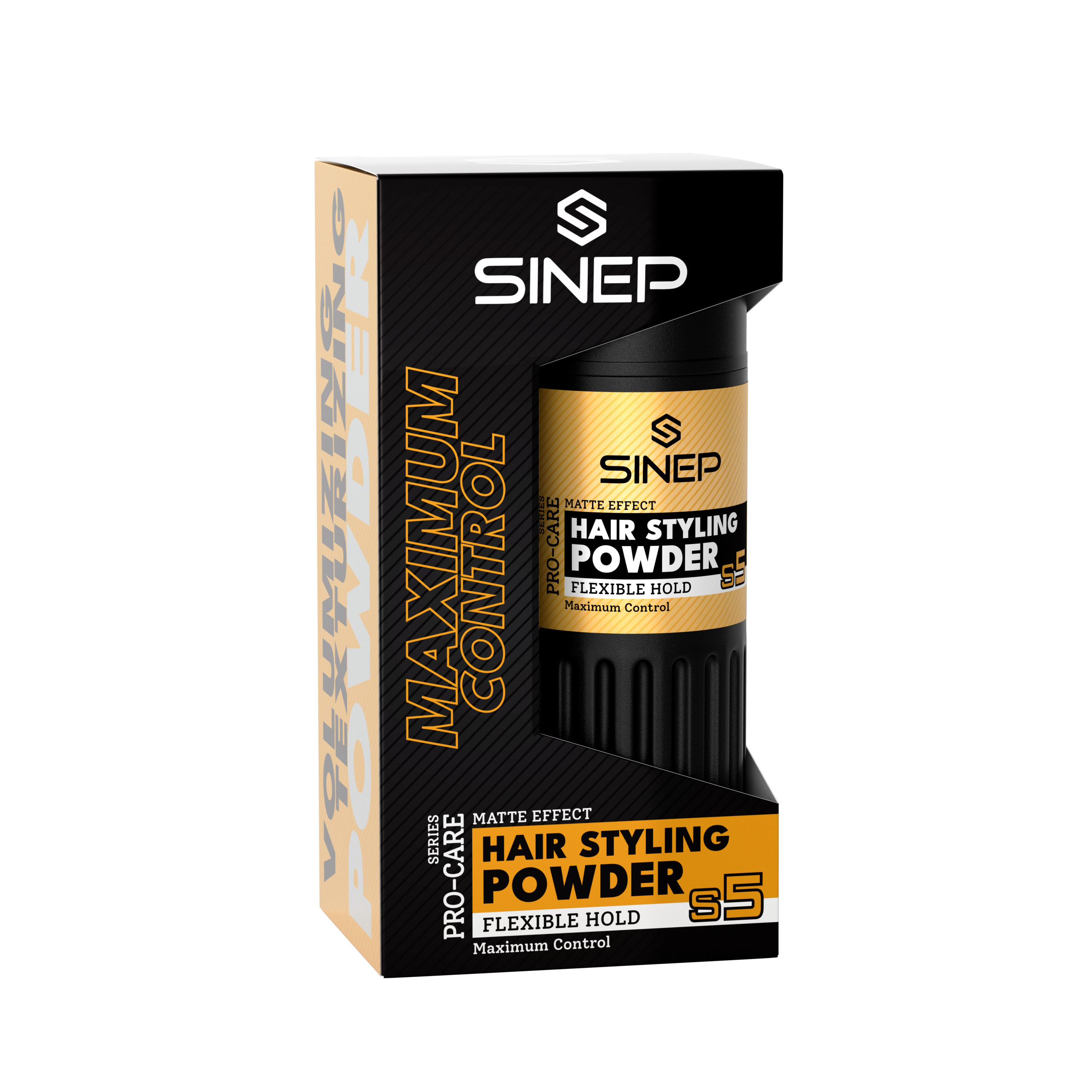 SINEP Pro-Care Hair Styling Powder – S5 Gold (Flexible Hold)