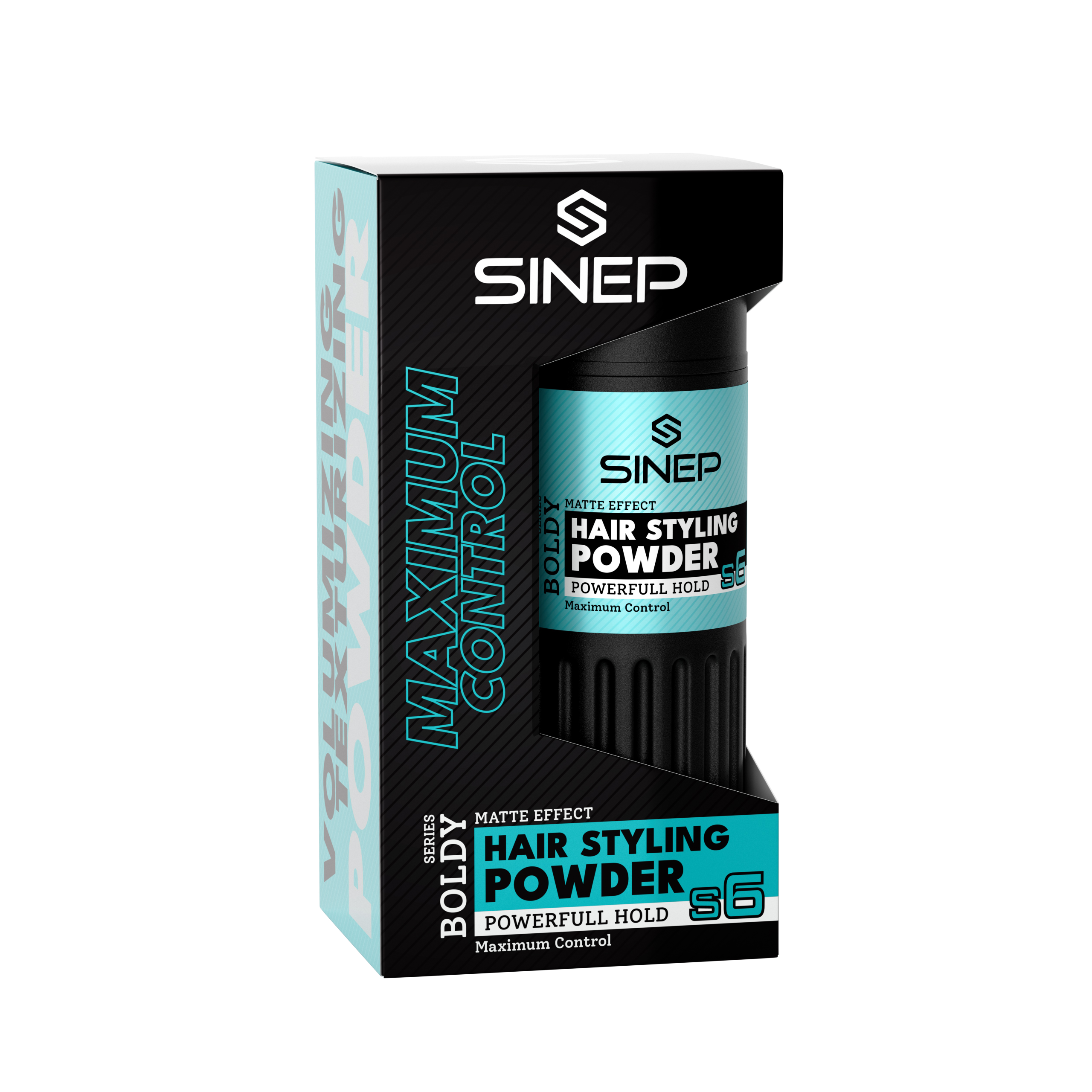 SINEP Boldy Hair Styling Powder – S6 Turquoise (Powerfull Hold)