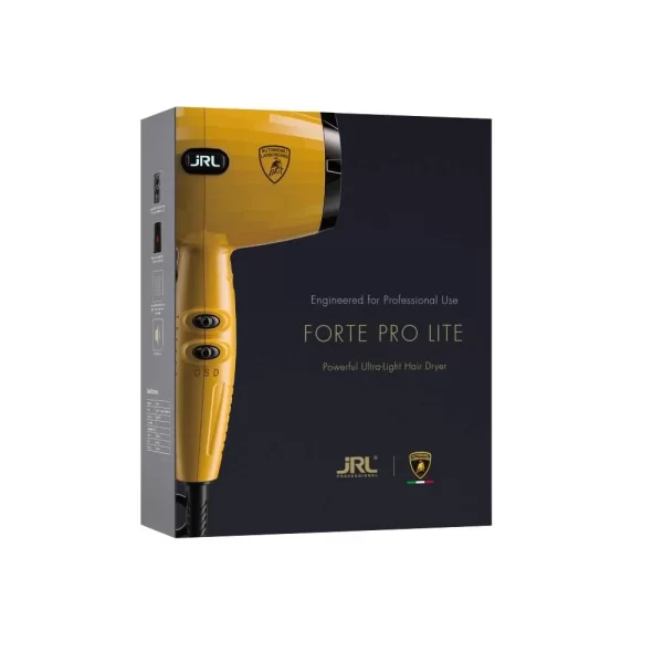 JRL x Lamborghini Forte Pro Hair Dryer Yellow - Image 3