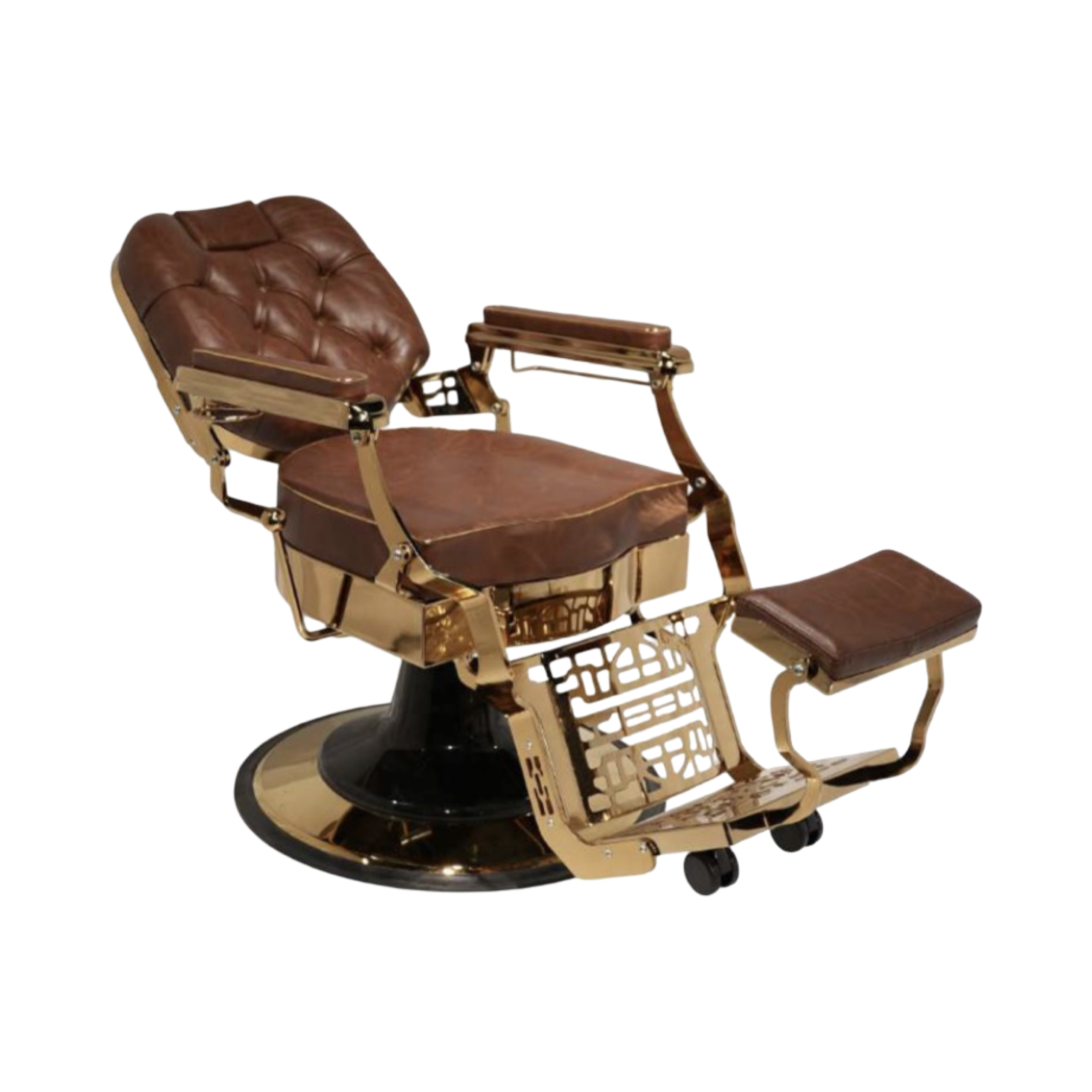 Modish Regal Gold Vintage Barber Chair – Royal Edition - Image 2