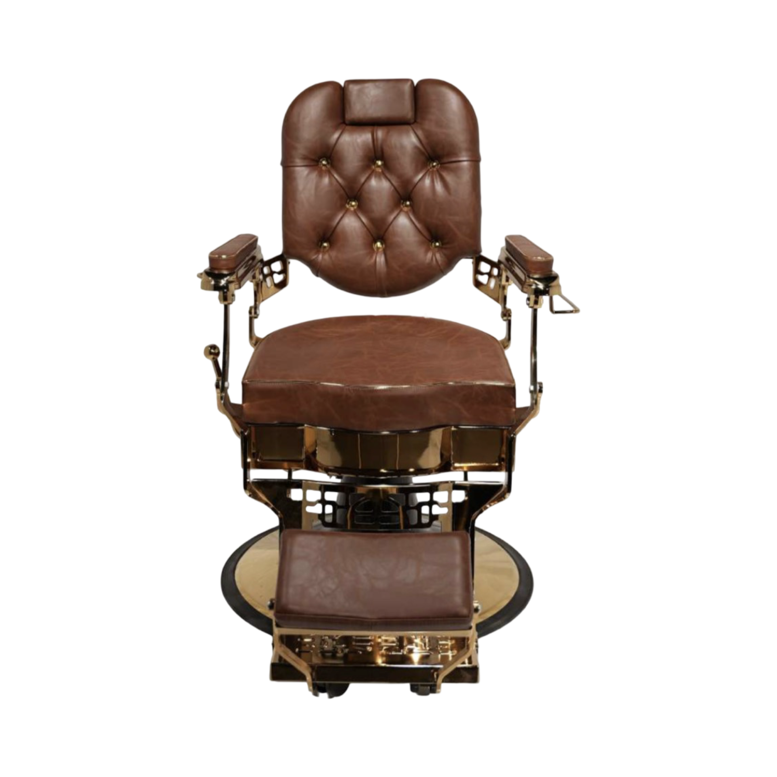 Modish Regal Gold Vintage Barber Chair – Royal Edition - Image 5