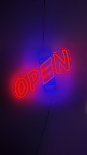 Modish Custom LED Neon “OPEN” Sign