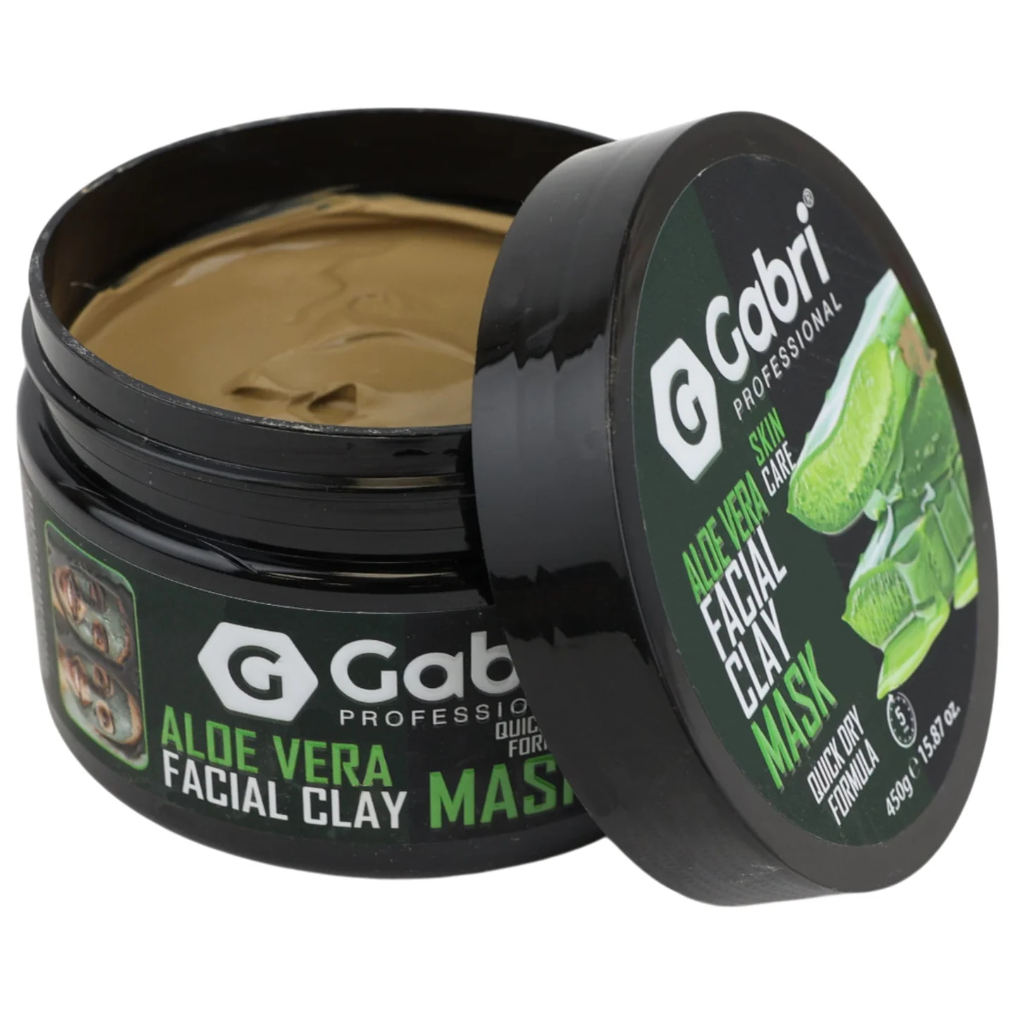 Gabri Professional Facial Clay Mask Aloe Vera 450g - Image 5